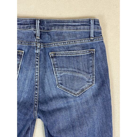 Driftwood Jeans Womens 26‎ Blue Jackie Embroidered Floral Skinny Stretch Denim - Picture 12 of 14